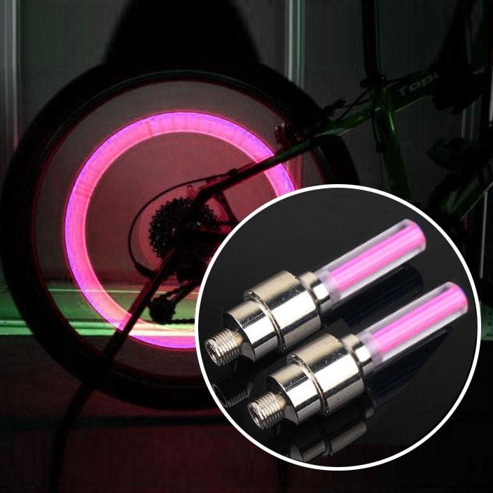 2 PCS Wheel Tyre Lamp With Battery for Car / Motorbike / Bike — view 8
