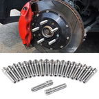 20 PCS 5.8cm Universal Car Modification Extended Wheels Stud Conversion M14x1.5 to M12x1.5 Screw Adapter LN032 LN033 LN044
