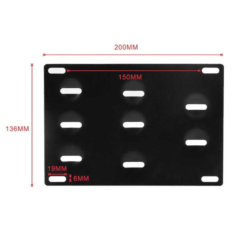 Car Front Bumper Tow Hook License Plate Mounting Bracket Holder for BMW F Series