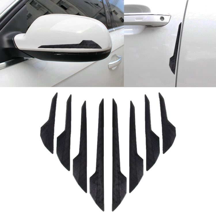 8 PCS Car Vehicle Door Side Guard Anti Crash Strip Exterior Avoid Bumps Collsion Impact Protector Sticker, R-2119 Door Edge Guards, R-2119