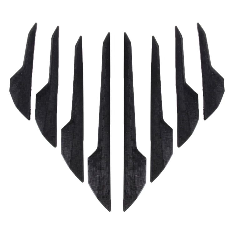 8 PCS Car Vehicle Door Side Guard Anti Crash Strip Exterior Avoid Bumps Collsion Impact Protector Sticker, R-2119 Door Edge Guards, R-2119