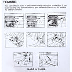 Car Audio System Dashboard Door Panel Removal Dismantling Tools Kit, 12 in 1