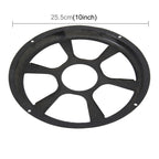 10 inch Universal Car Horn Cover Black Round Horn Cover Horn Round Cover