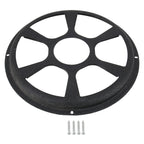 10 inch Universal Car Horn Cover Black Round Horn Cover Horn Round Cover