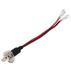 2 PCS Universal H1 Conversion Bulb Harness Wire Plugs Power Wire Adapter Connectors
