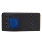 Car Truck Boat Switch Toggle Light Switch 4pin Waterproof 12/24V Bar Style Blue Toggle Reverse Rocker Rear Light Switch Car Auto Universal DIY 4 Pin Boat Cap OFF-ON Push Button with Indicator Light — view 4