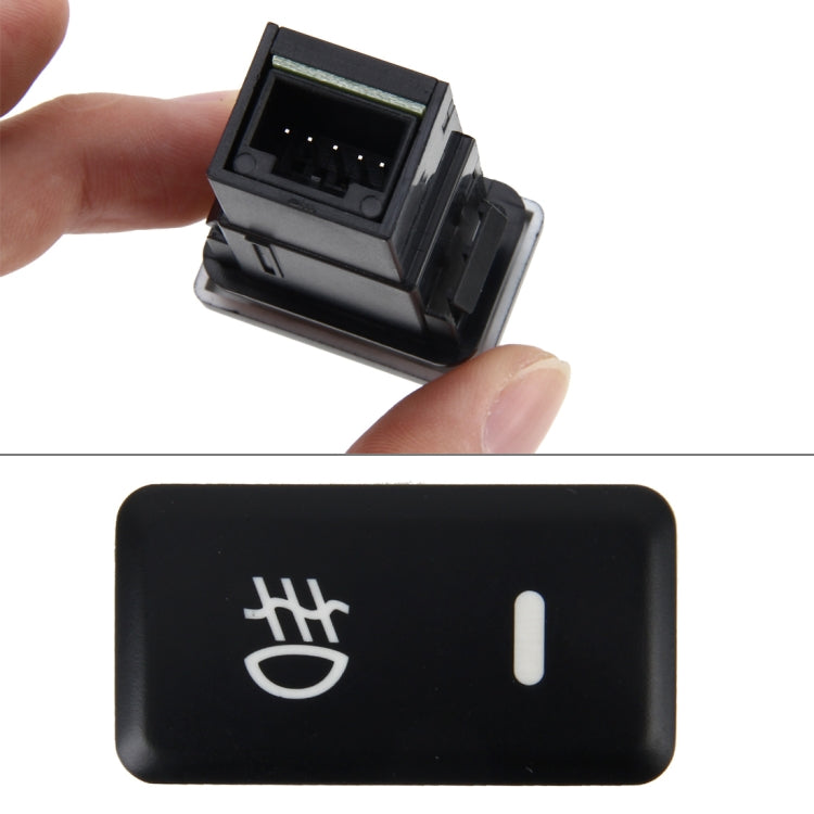 Car Fog Light Lamp Indicator 5 PIN On and Off Button Switch Control Auto Car Fog Light 5 Pin Switch On-Off Button Switch for Toyota, Large Size: 6*2.8*1.7cm