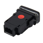 Car Fog Light Lamp Indicator 5 PIN On and Off Button Switch Control 4 Cable Auto Car Fog Light 5 Pin Switch On-Off Button Switch for Toyota, Large Size: 6*2.8*1.7cm