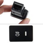 Car Fog Light Lamp Indicator 5 PIN On and Off Button Switch Control 4 Cable Auto Car Fog Light 5 Pin Switch On-Off Button Switch for Toyota, Small Size: 5*2.2*1.7cm — view 4