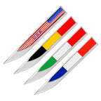 2 PCS USA Flag Pattern Car-Styling Sticker Random Decorative Sticker