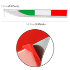 2 PCS Italian Flag Pattern Car-Styling Sticker Random Decorative Sticker