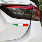 2 PCS Italian Flag Pattern Car-Styling Sticker Random Decorative Sticker