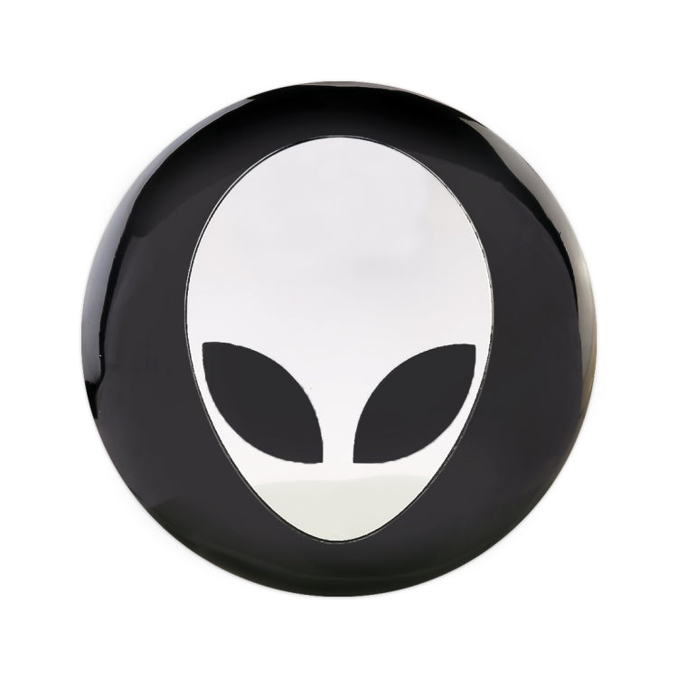4 PCS Car-Styling Alien Pattern Metal Wheel Hub Decorative Sticker, Diameter: 5.8cm