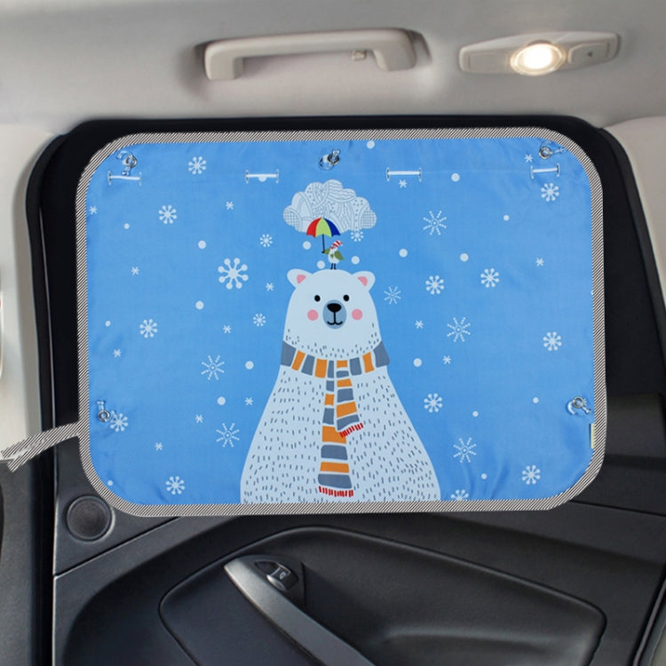 Car Large Rear Window Sunscreen Insulation Window Sunshade Cover, Size: 70*50cm — Good Friend