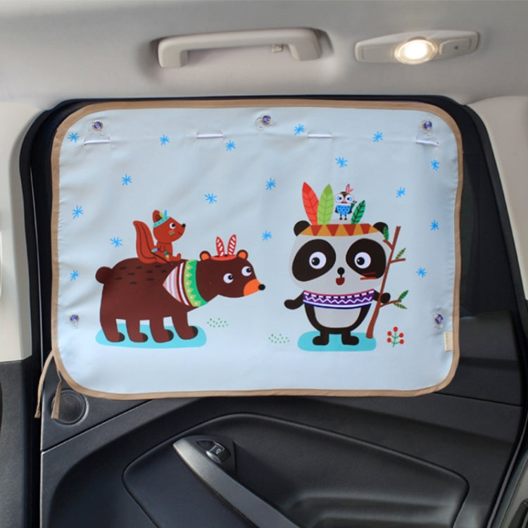 Car Large Rear Window Sunscreen Insulation Window Sunshade Cover, Size: 70*50cm — Happy Forest