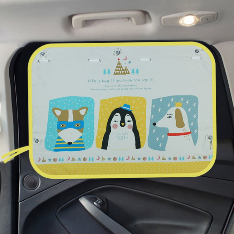 Car Large Rear Window Sunscreen Insulation Window Sunshade Cover, Size: 70*50cm — Picnic