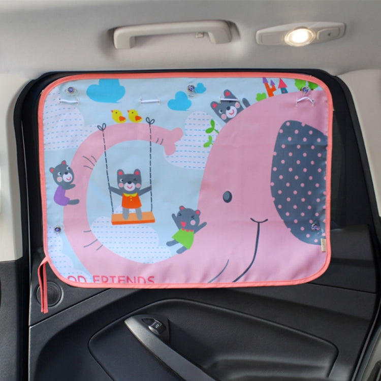 Car Large Rear Window Sunscreen Insulation Window Sunshade Cover, Size: 70*50cm — Giant Panda
