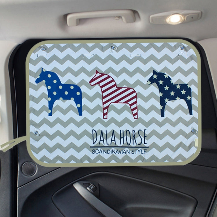 Car Large Rear Window Sunscreen Insulation Window Sunshade Cover, Size: 70*50cm — Happy Rabbit