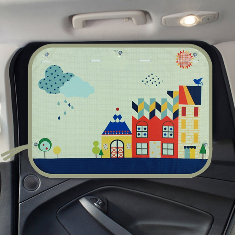 Car Large Rear Window Sunscreen Insulation Window Sunshade Cover, Size: 70*50cm — Rocket
