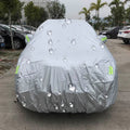 PEVA Anti-Dust Waterproof Sunproof SUV Car Cover with Warning Strips