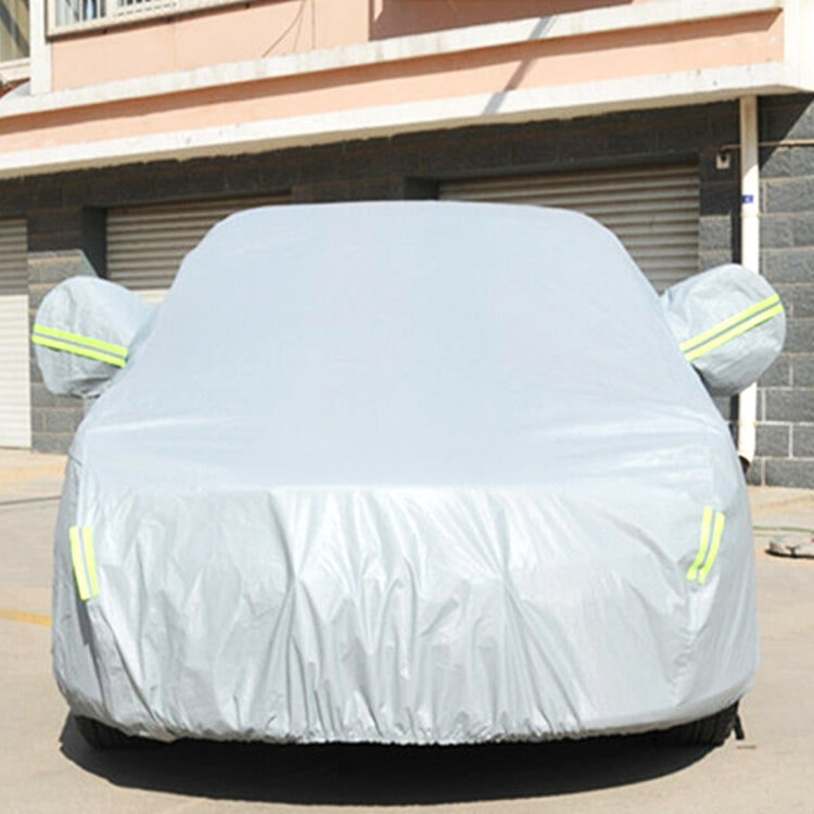 PVC Anti-Dust Sunproof Hatchback Car Cover with Warning Strips