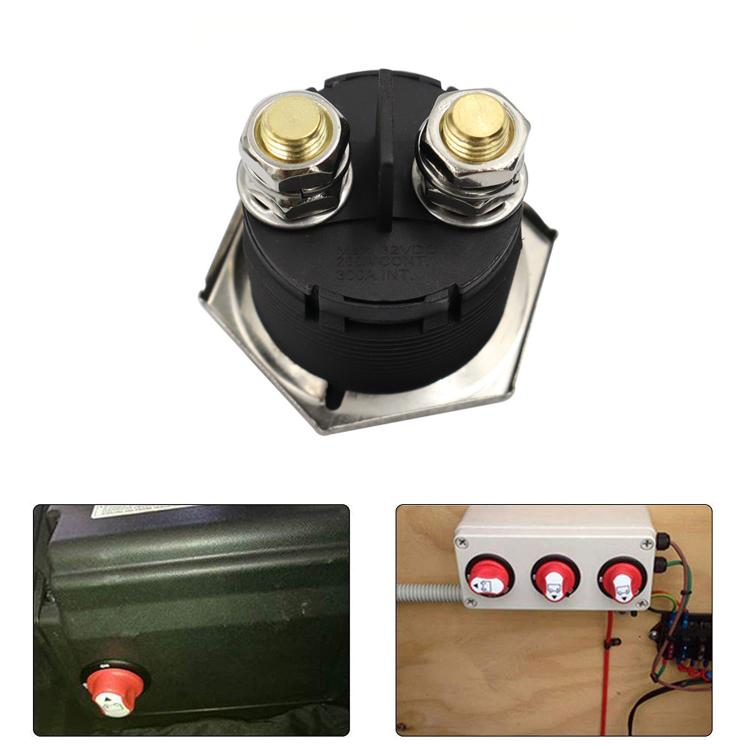 On/Off Car Battery Switch Car Battery Master Switch MAX DC 32V 200A CONT 300A INT Use for Cars / Off-road Vehicle / Truck