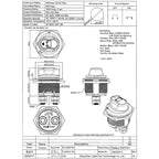 On/Off Car Battery Switch Car Battery Master Switch MAX DC 32V 200A CONT 300A INT Use for Cars / Off-road Vehicle / Truck