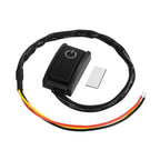 Jtron Car DIY Switch Paste Type Button Switch Paste Type Button Switch Double Sided with Adhesive Tape OFF/ON DC 12V/200mA