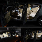 1.5W 90LM 6000K 9 SMD-3528 LED Bulbs Car Reading Lamp Clearance Light with Decoder, DC 12V