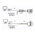 656×492 Effective Pixel HD Waterproof 4 LED Night Vision Wide Angle Car Rear View Backup Reverse Camera for 2013-2017 Version Mazda CX-5/2010-2011 Version Mazda CX-7