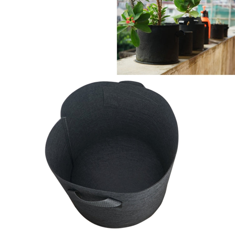 Planting Grow Bag Thickened Non-woven Aeration Fabric Pot Container with Handle, 7 Gallon