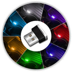 Universal PC Car USB LED Atmosphere Lights Emergency Lighting Decorative Lamp