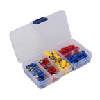 Mixed Cold Press Electrical Insulated Terminals Crimp Connectors Assortment Kit, 80 in 1