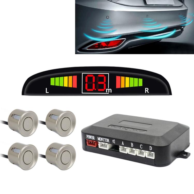 Car Buzzer Reverse Backup Radar System - Premium Quality 4 Parking Sensors Car Reverse Backup Radar System with LCD Display — view 19