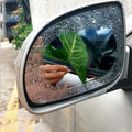 Car Oval PET Rearview Mirror Protective Window Clear Anti-fog Waterproof Rain Shield Film, Size:10x15cm