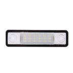 2 PCS DC 12V 2W 120LM 6000K LED License Plate Light 18-SMD Bulbs Lamps for Astra F 91-98, G Estate(F69) 98-05, Opel Corsa B 93-00, Omega A 86-94