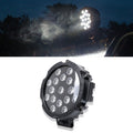 2 PCS 51W 3500LM 6500K White Light 17 LED Waterproof Car Boat Marine Work Lights Spotlight LED Bulbs, 30 Degrees Adjustable, DC 10-30V