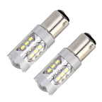 2 PCS 1157 / BAY15D 5W 250LM 6000K Car Auto Brake Lights 16LEDs SMD-2835 Lamps, DC 12V