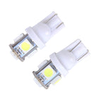 10PCS T10 3W 5500K SMD 5050 5 LED Car Clearance Lights Lamp, DC 12V
