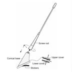 PS-08 Long Modified Car Antenna Aerial 47cm