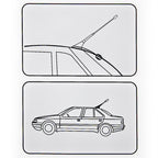 PS-08 Long Modified Car Antenna Aerial 47cm