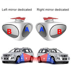 3R-046 360 Degrees Rotatable Right Blind Spot Side Assistant Mirror for Auto Car