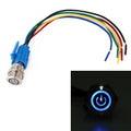 Five Plugs Car Power Switch with Cable, Cable Length: 18cm