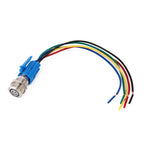 Five Plugs Car Power Switch with Cable, Cable Length: 18cm — Blue