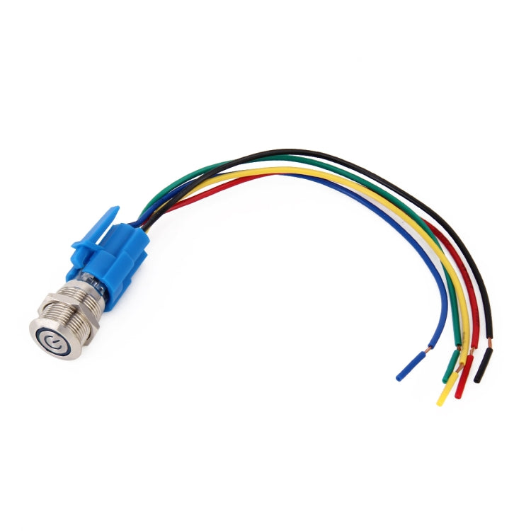 Five Plugs Car Power Switch with Cable, Cable Length: 18cm — Blue