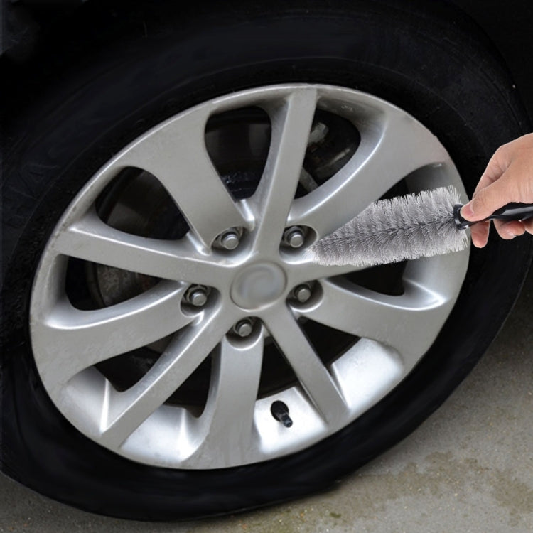 Portable Loop Style Auto Car Vehicle Motorcycle Wheel Tire Rim Hub Scrub Wash Brush Washing Cleaning Tool