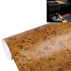 Textured High Gloss Carbon Fiber Car Vinyl Wrap Sticker Decal Film Decal Car Furniture Kitchen Cabinet Applicance, Size: 50cm x 200cm