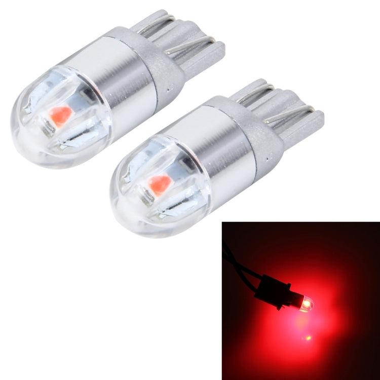 2 PCS T10 2W 2 SMD-3030 LED Car Clearance Lights Lamp, DC 12V