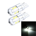 2 PCS T10 5W 8 SMD-3030 LED Car Clearance Lights Lamp, DC 12V