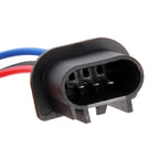1 Pair H13 Bulb Holder Base Male Socket with Wire
